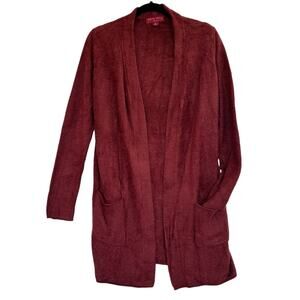 Barefoot Dreams Women's Cardigan in Burgundy